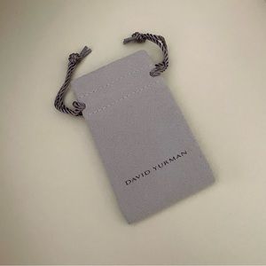 NWOT David Yurman Suede Jewelry Pouch